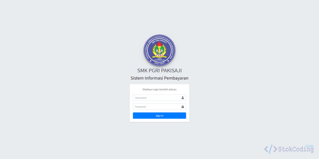 Aplikasi Pembayaran Sekolah Berbasis Web (Codeigniter)