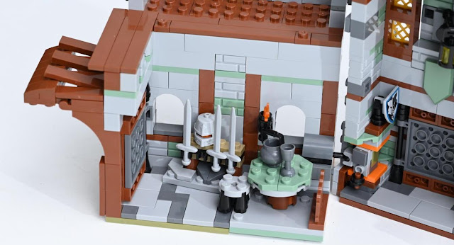 Nifeliz Medieval Town Market Compatible With Lego