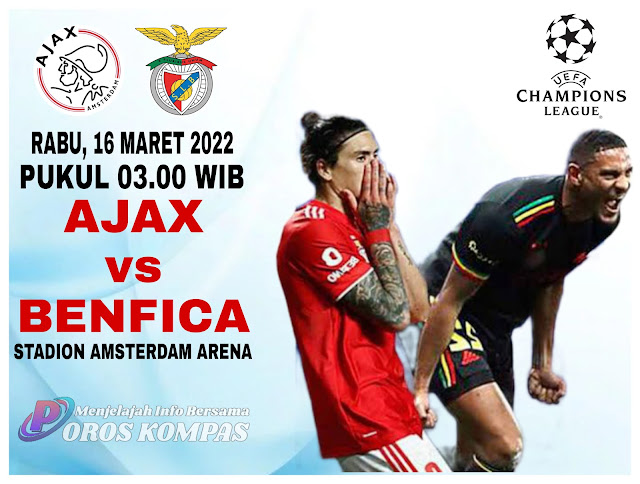 Ajax vs Benfica Liga Champions