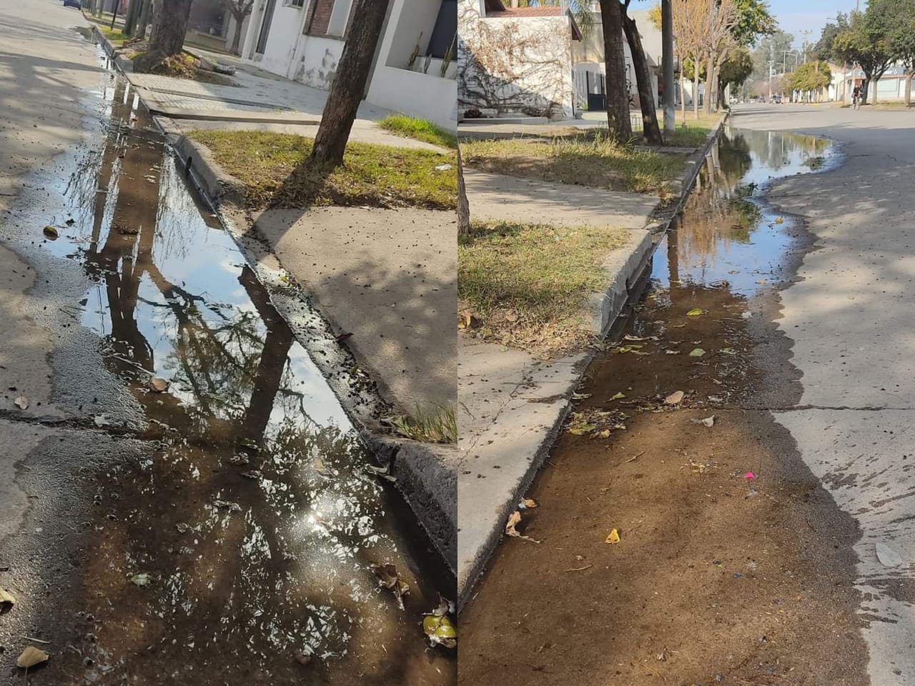 Una vecina de Monte Maíz reclama que el agua estancada deteriora su casa