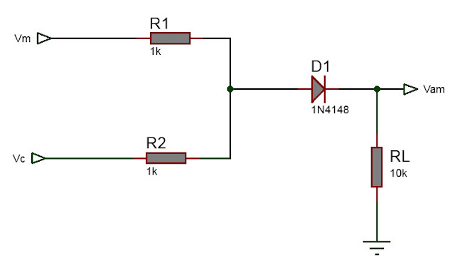 single diode modulator circuit diagram