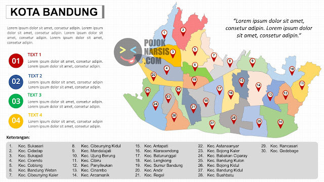 peta pembagian wilayah bandung