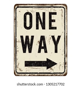 One way road..