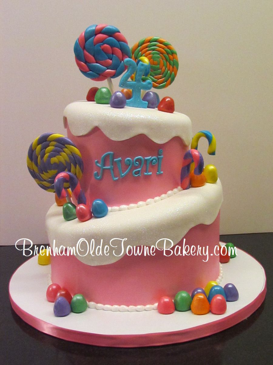 candyland theme cake