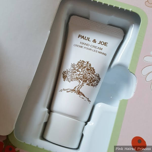 Paul & Joe Makeup Collection 2021 day 10 hand cream inside door of advent calendar