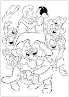 Snowwhite and the prince's wedding Coloring Pages