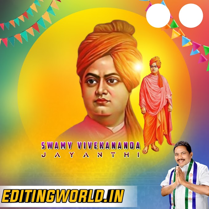 Swamy Vivekananda Free Banners Pixellab Files and Photo editors files || Swamy Vivekananda Jayanthi banners in mobile || 