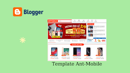 template blogger bán điện thoại