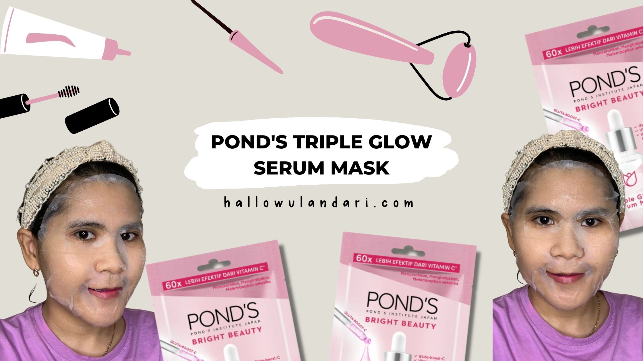 Pond's Triple Glow Serum Mask Serum Pencerah Terbaik