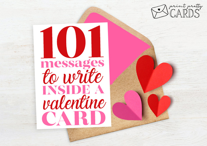 Messages for Valentine's Cards