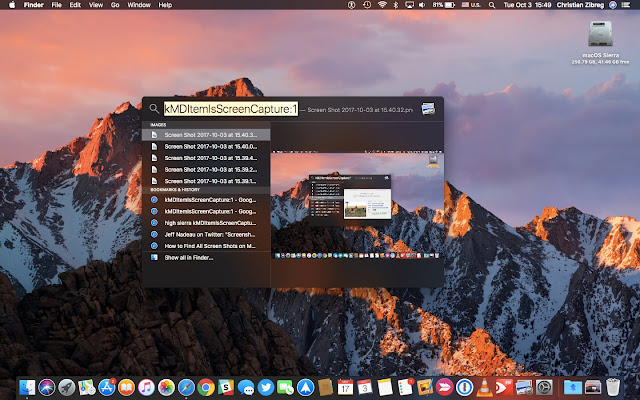 cara screenshot di mac os