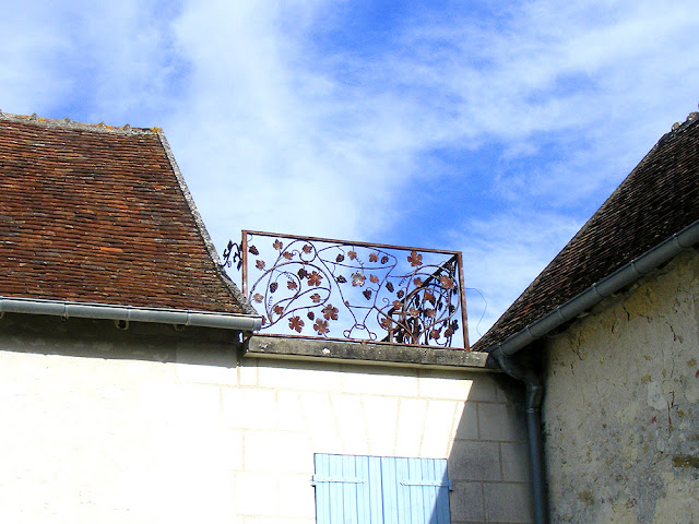 Balcony railing, Indre et Loire, France. Photo by Loire Valley Time Travel.