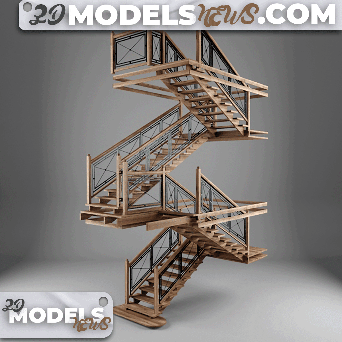 Chalet Staircase Model 2