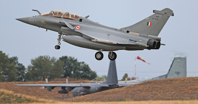 RB 006 Rafale DH IAF Landing Evreux Air Base