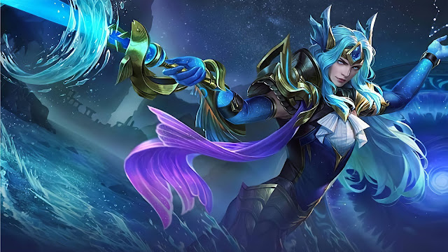 lancelot pisces zodiac skin mobile legends wallpaper hd