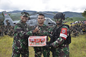 Wadan Kormar Tinjau Latihan Pratugad Prajurit Marinir