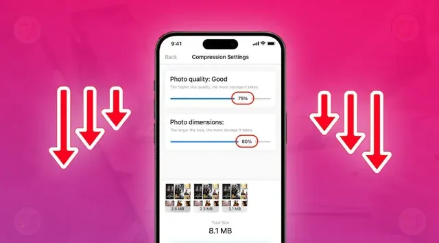 كيفية تقليل حجم الصورة والفيديو على هواتف الايفون لتوفير مساحة تخزين