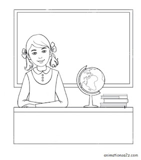 cute girls coloring pages add name text