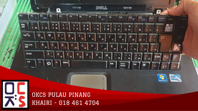 SOLVED: KEDAI LAPTOP ALMA | DELL VOSTRO PP37L BUTTON MISSING, KEYBOARD PROBLEM, NEW KEYBOARD REPLACEMENT
