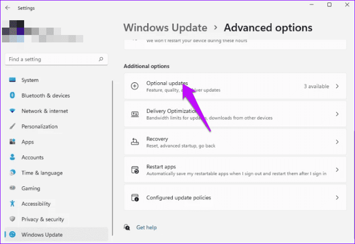 Pembaruan opsional Windows 11