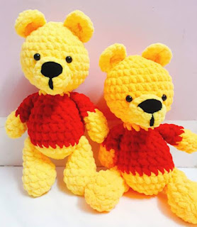 PATRON GRATIS WINNIE THE POOH AMIGURUMI 49853 🧸