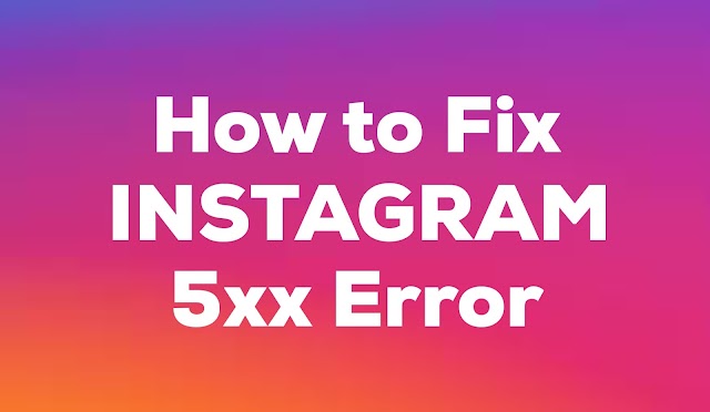 What to do when you get an Instagram 5xx server error?