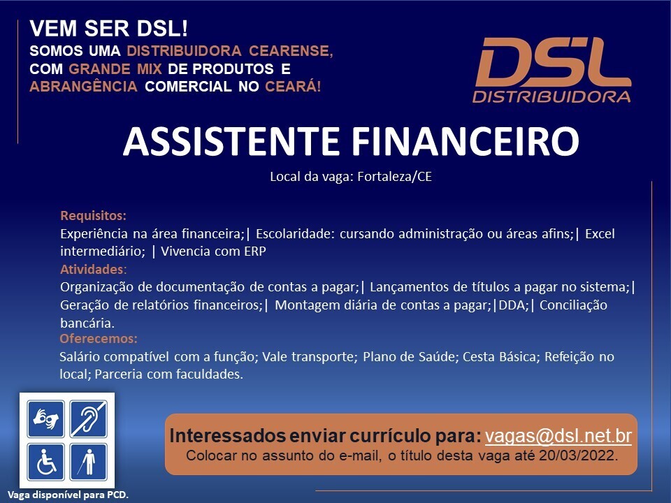 ASSISTENTE FINANCEIRO