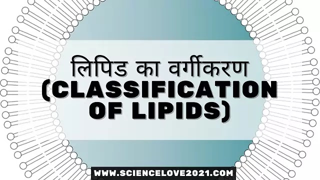 लिपिड का वर्गीकरण (Classification of Lipids)|hindi