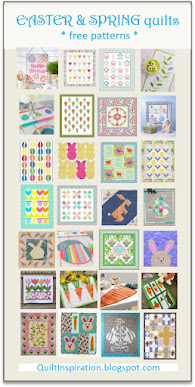 Free patterns! Easter & Spring quilts (CLICK!)