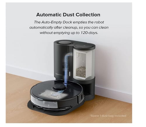 Roborock S7+ Robot Vacuum and Sonic Mop with Auto-Empty Dock