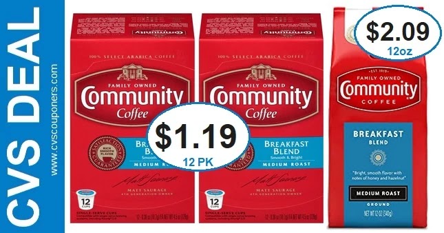 Community Coffee Coupon CVS Deals