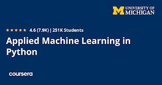 Best Coursera course to learn Applied Machine Learning with Python