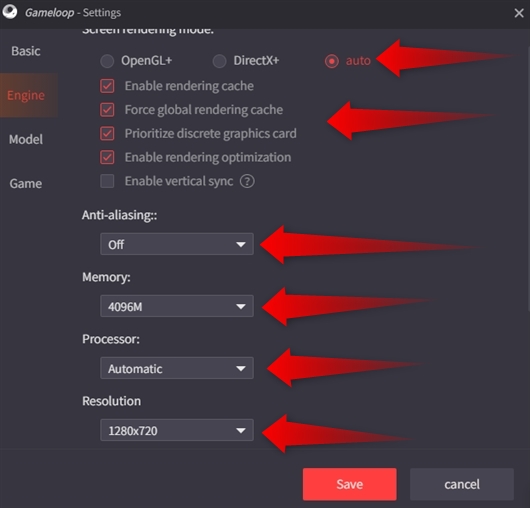 Low End PC Settings for Gameloop (2021)