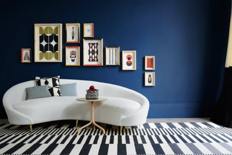 navy blue living room color scheme