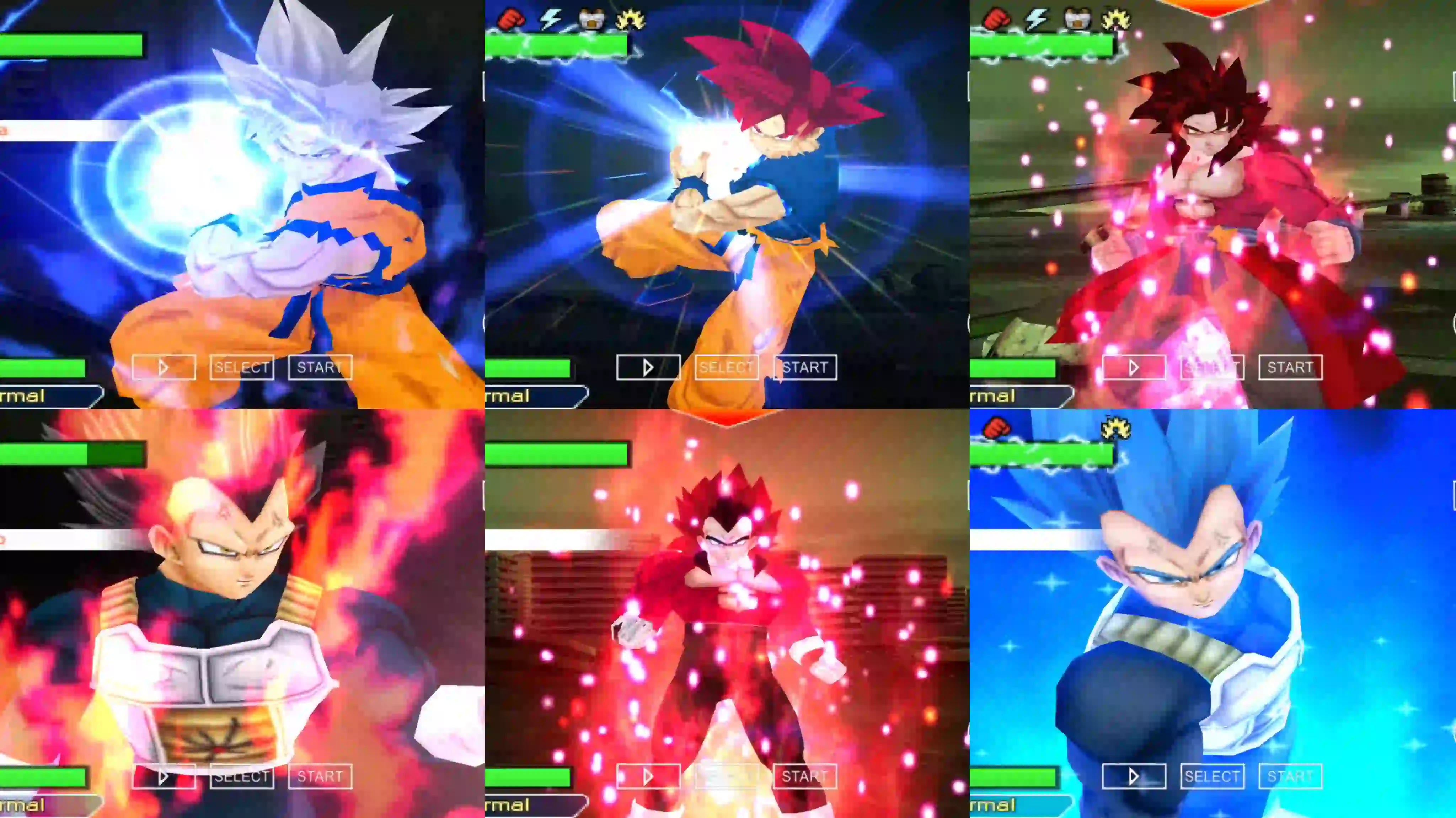 Dragon Ball Super Goku Ultra Instinct and Vegeta Ultra Ego