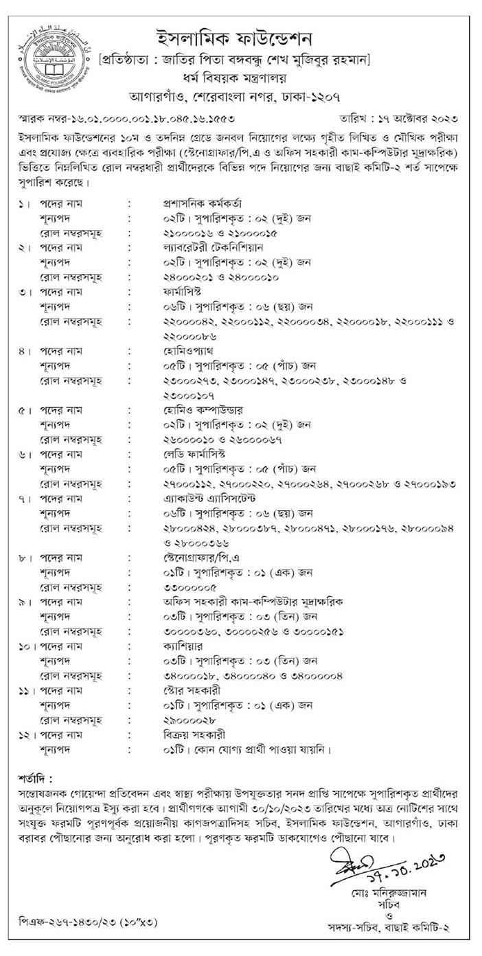 Daily Newspaper job circular 18-10-2023 - আজকের পত্রিকা চাকরির খবর ১৮ অক্টোবর ২০২৩ - আজকের চাকরির খবর ১8-১০-২০২৩ - সাপ্তাহিক চাকরির খবর ১৭ অক্টোবর ২০২৩ - job circular 17-10-2023 - আজকের খবর ১৮ অক্টোবর, ২০২৩ - Today News 18-10-2023 - আজকের রাশিফল ১৮ অক্টোবর ২০২৩ - Ajker Job Circular 2023 - আজকের চাকরির খবর ২০২৩ - আজকের নিয়োগ বিজ্ঞপ্তি ২০২৩ - Ajker Chakrir Khobor 2023 - বিডি জব সার্কুলার ২০২৩ - Bd Job Circular 2023 - অক্টোবর ২০২৩ মাসে চাকরির খবর - আজকের নিয়োগ বিজ্ঞপ্তি ২০২৪ - Ajker Chakrir Khobor 2024 - বিডি জব সার্কুলার ২০২৪ - Bd Job Circular 2024