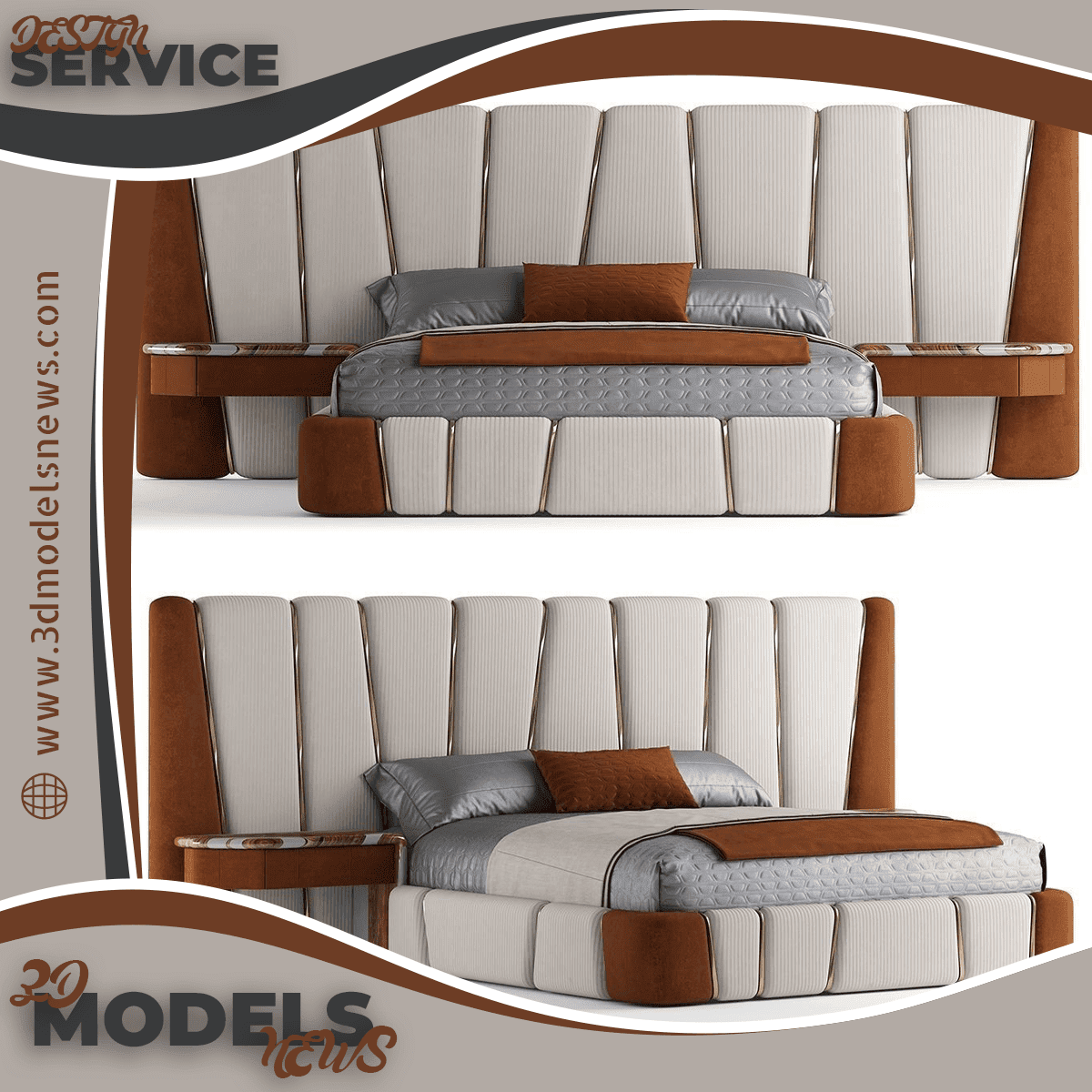 Gogolov Artem Bed 3D Model