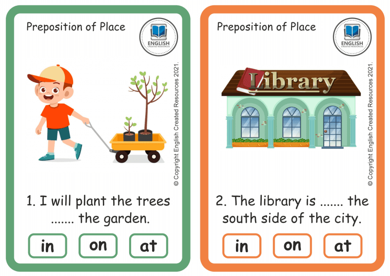 Grammar Activity: Prepositions of | Task