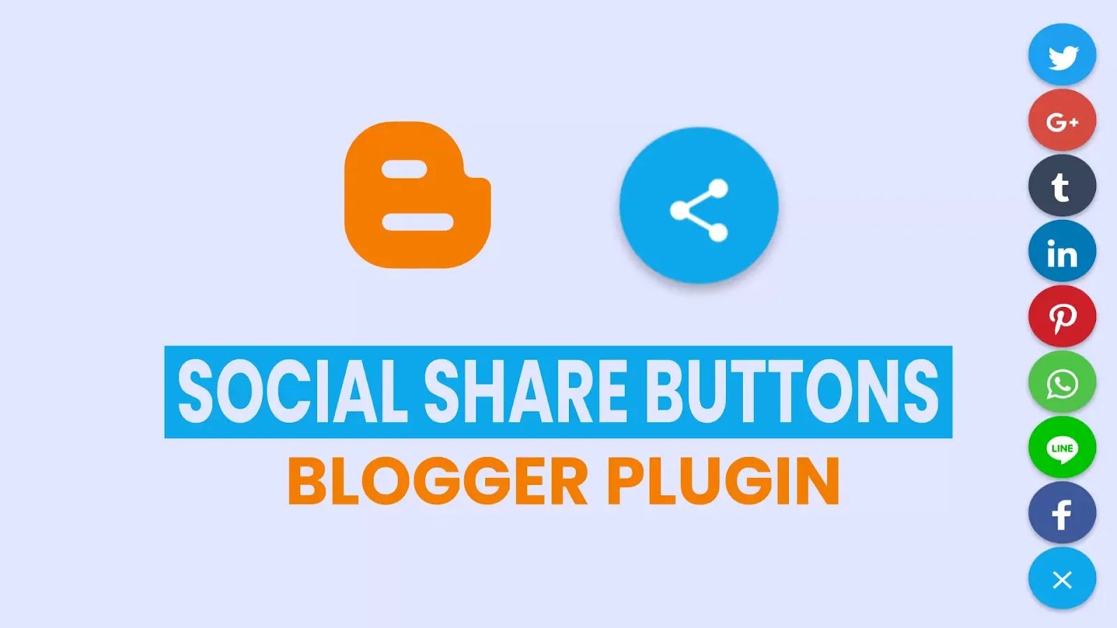 Add A Toggle Social Share Buttons Plugin In Blogger Blog