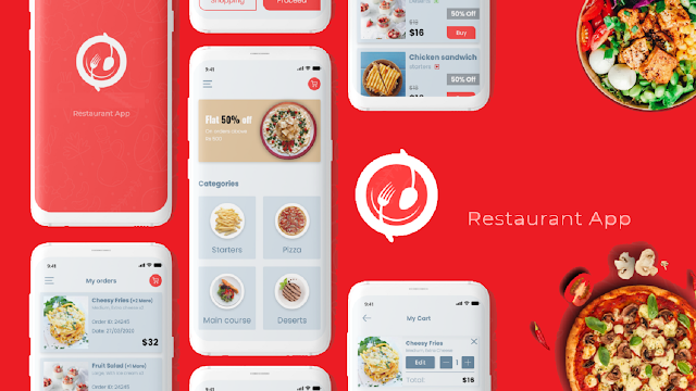 Food Ordering Mobile App, Mobile Ordering App, Mobile Ordering App for Restaurant, Mobile App for Restaurant Ordering,
