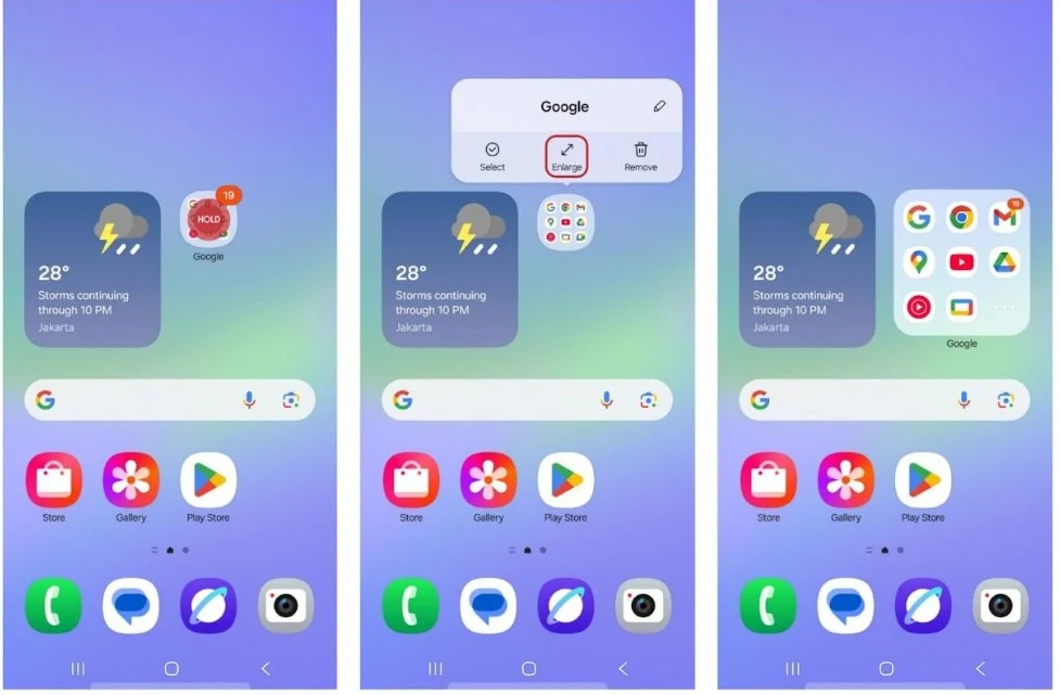 Cara Kustomisasi Folder Aplikasi Homescreen agar Nyaman Diakses di Samsung