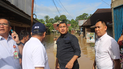 Tinjau lokasi banjir, Bupati Bungo himbau masyarakat agar tetap waspada