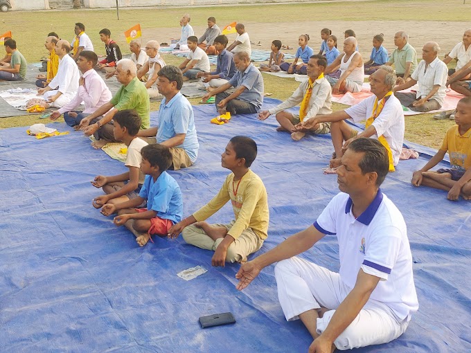 नारायणपुर में 9वां अन्तर्राष्ट्रीय योग दिवस मनाया गया // LIVE NEWS24