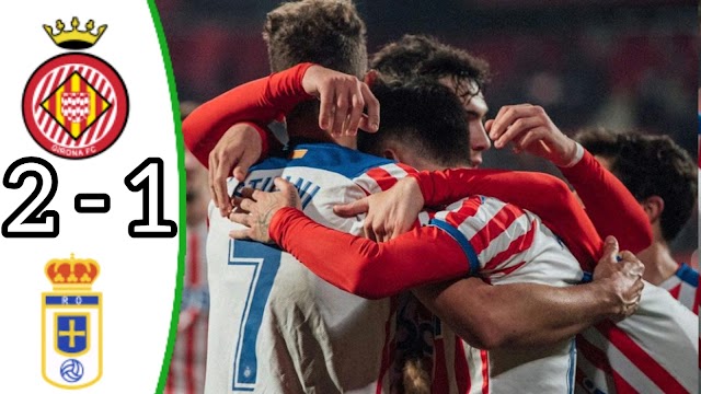 Girona vs Oviedo 2-1 / All Goals and Extended Highlights / Laliga Smartbank 