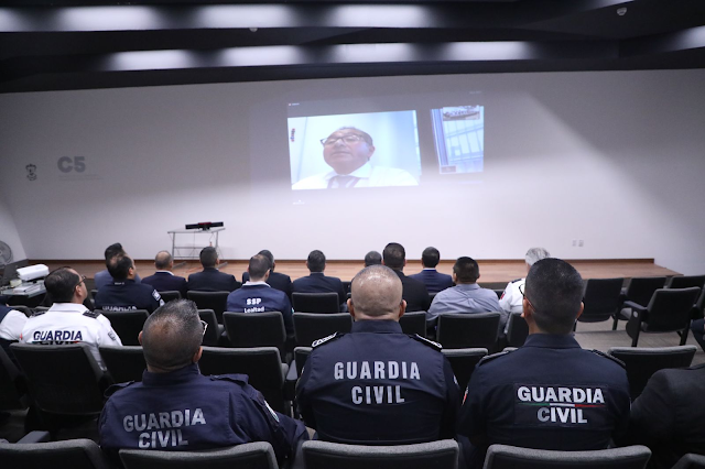 Policía Nacional de España capacita a mandos policiacos michoacanos.