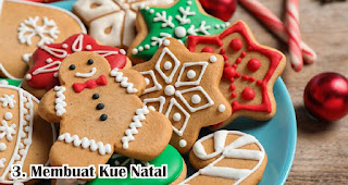 Membuat Kue Natal merupakan salah satu cara seru merayakan dan menghabiskan waktu natal bersama pasangan