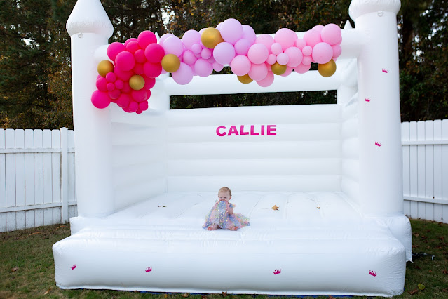 White Bounce House Rental Charleston