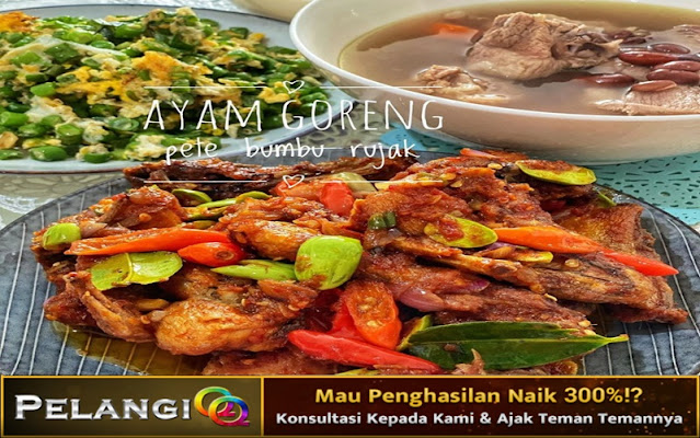 Cara membuat rujak ayam tanpa santan enak dan nikmat