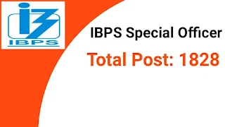 IBPS Specialist Officer Recruitment 2021