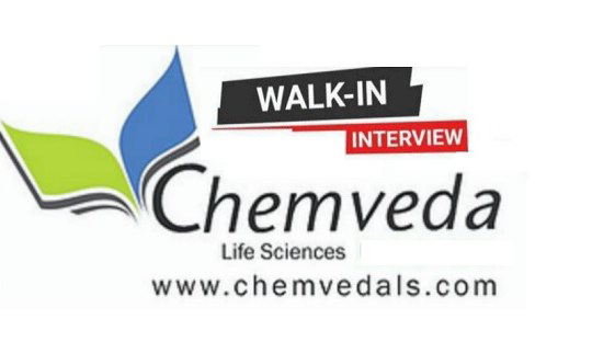 Job Availables,Chemveda Lifesciences Walk-In-Interview For MSc( Organic Chemistry/ Medicinal Chemistry)
